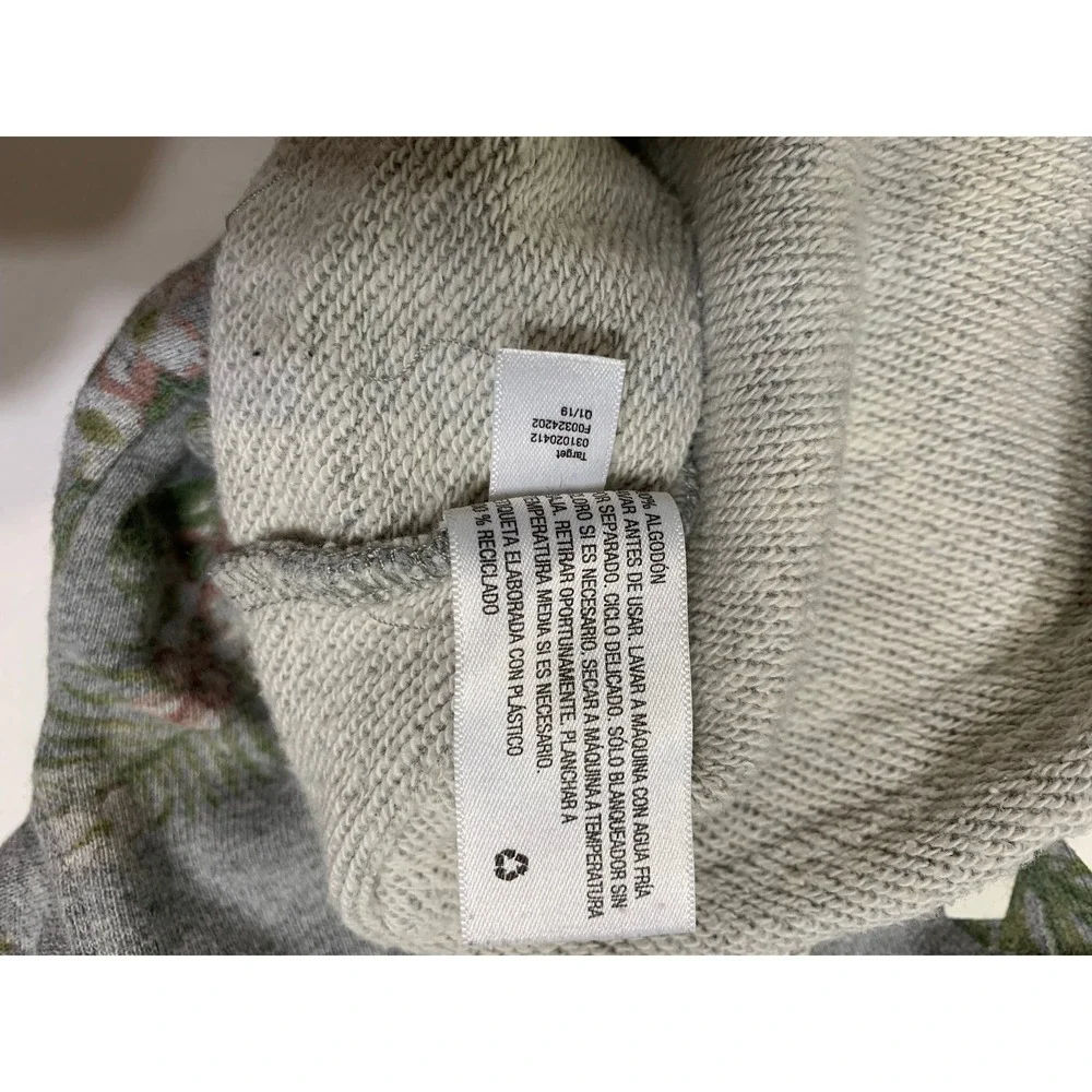 Art‎ Class Kids Grey Floral Summer Vibes Hoodie Size 4T Pullover Long Sleeve